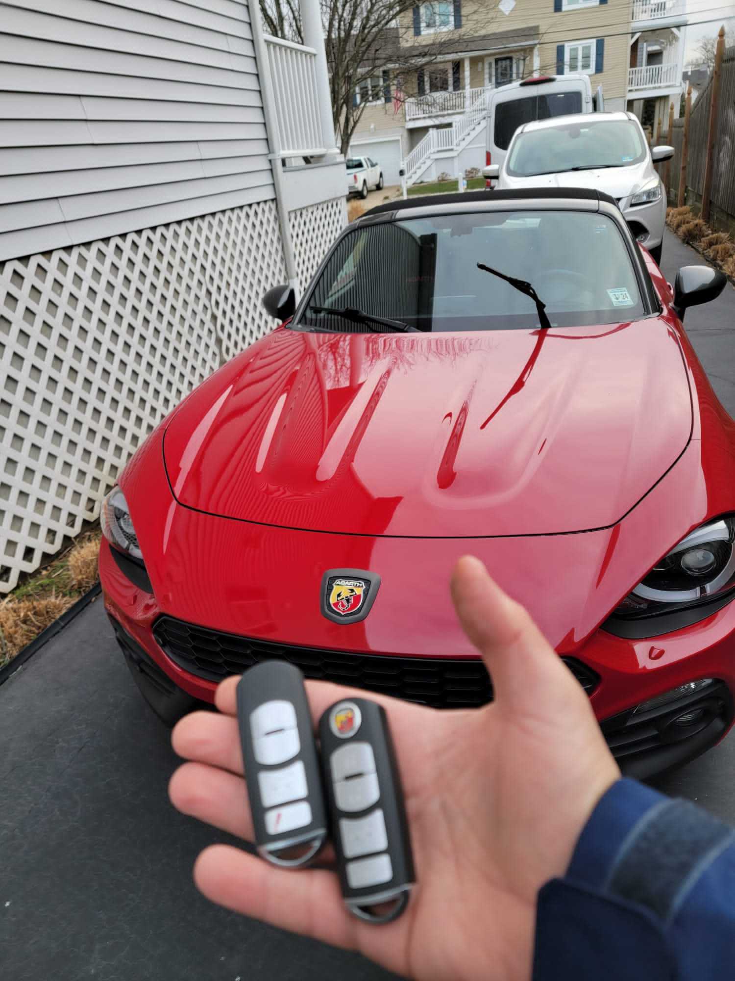 red ferrari key fob replacement services